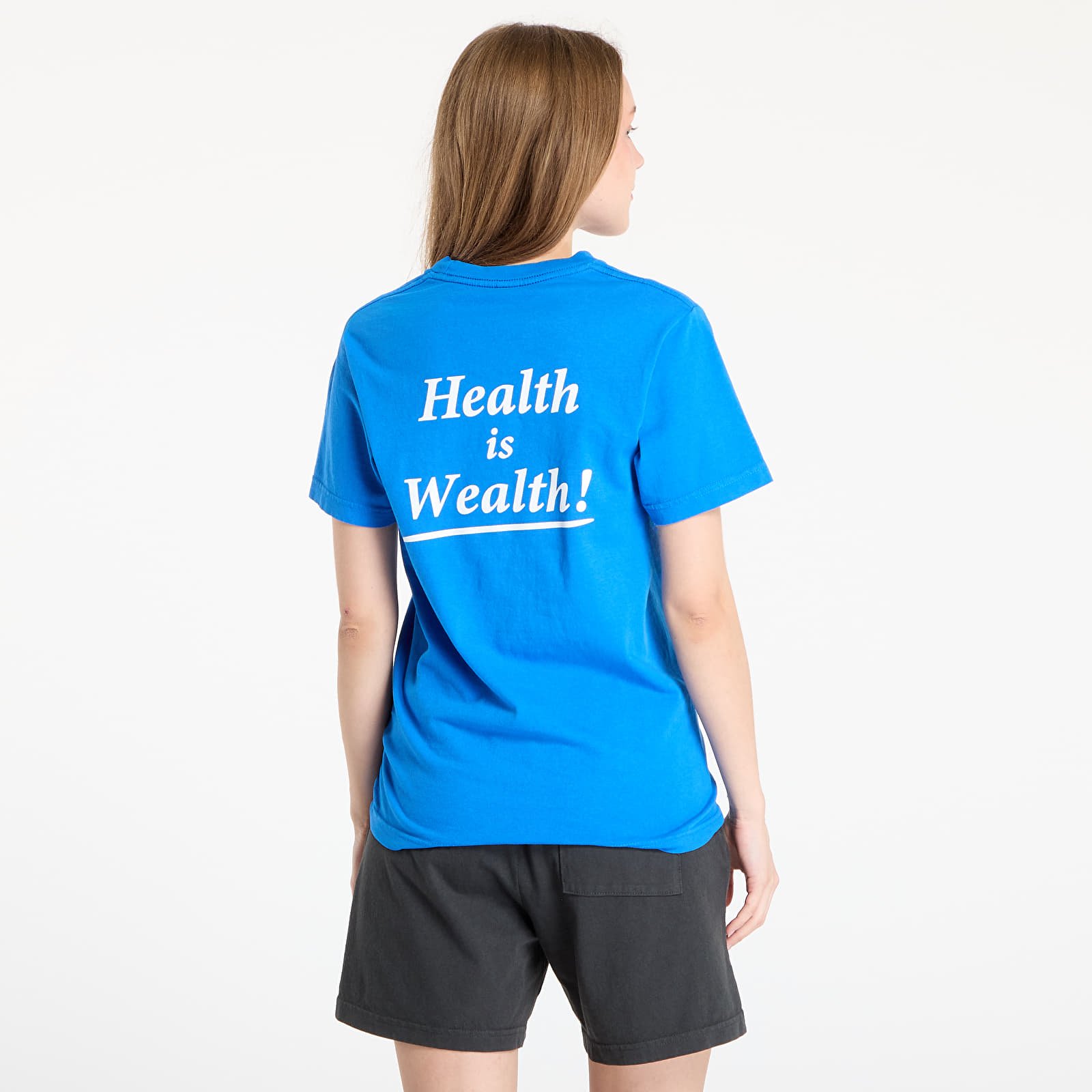 Camisetas Sporty & Rich Health is Wealth T-Shirt Paris Blue