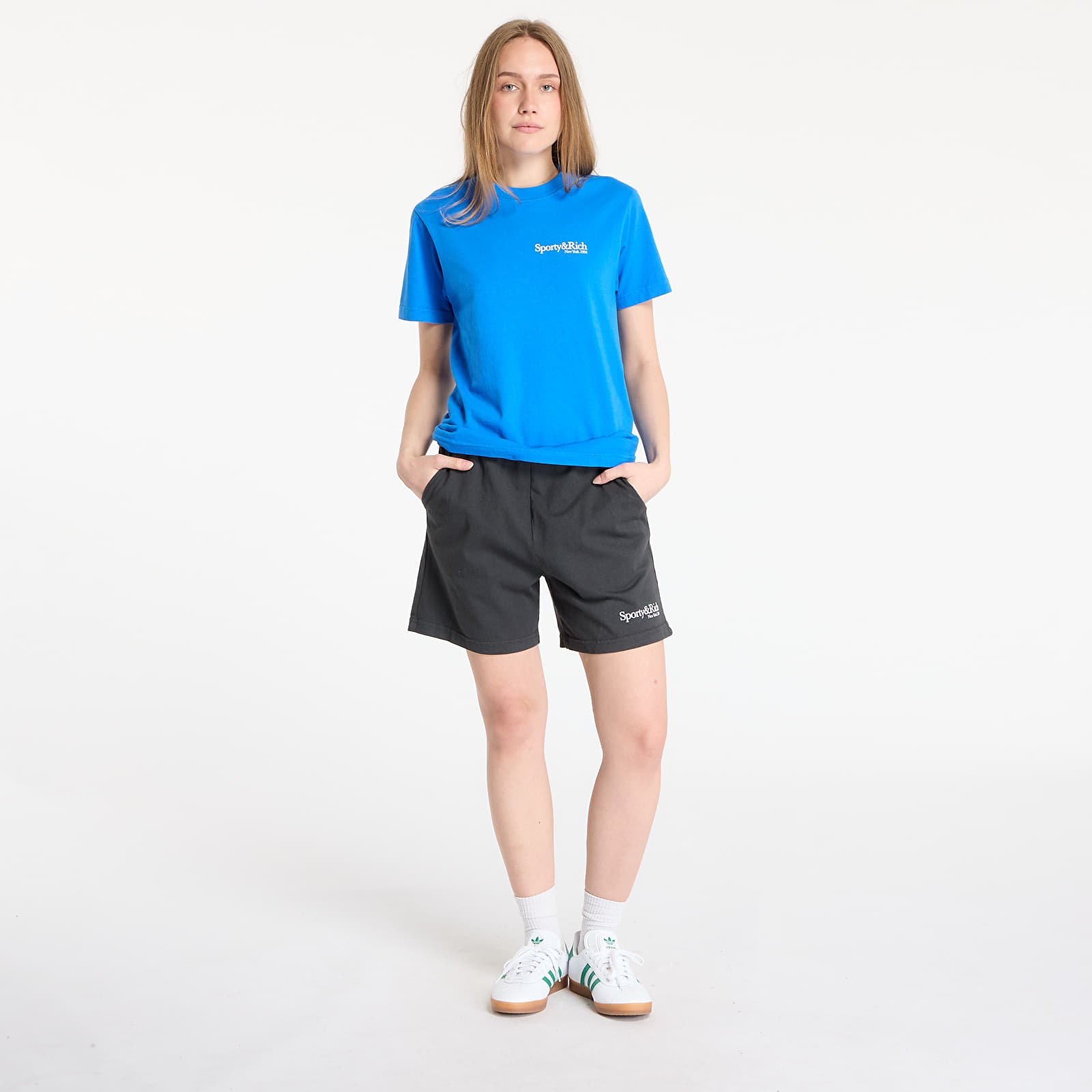 Camisetas Sporty & Rich Health is Wealth T-Shirt Paris Blue