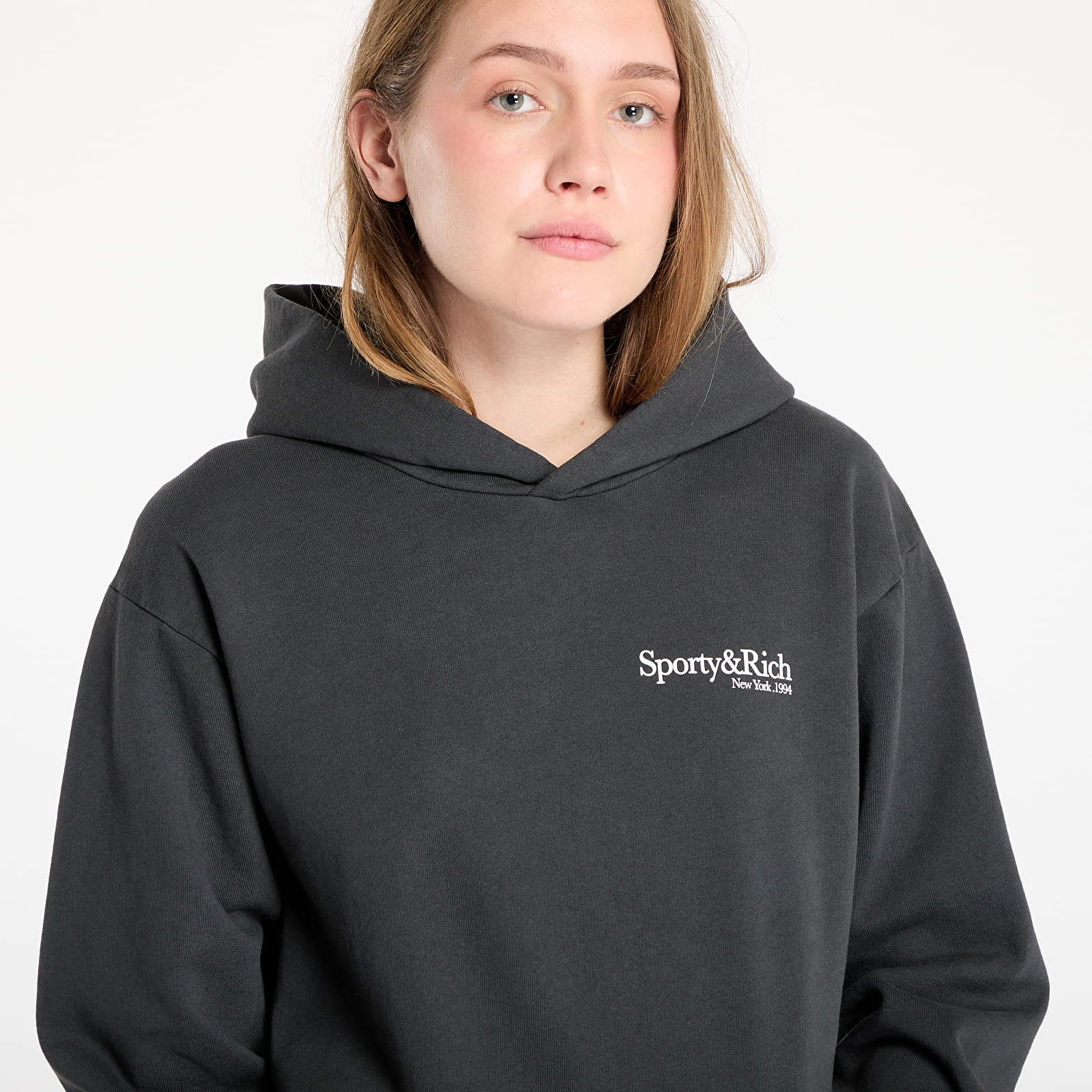 Hoodies and sweatshirts  Sporty & Rich HWCNY Hoodie Faded Black