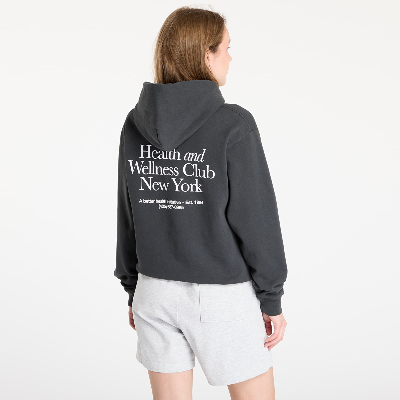 Hoodies and sweatshirts  Sporty & Rich HWCNY Hoodie Faded Black