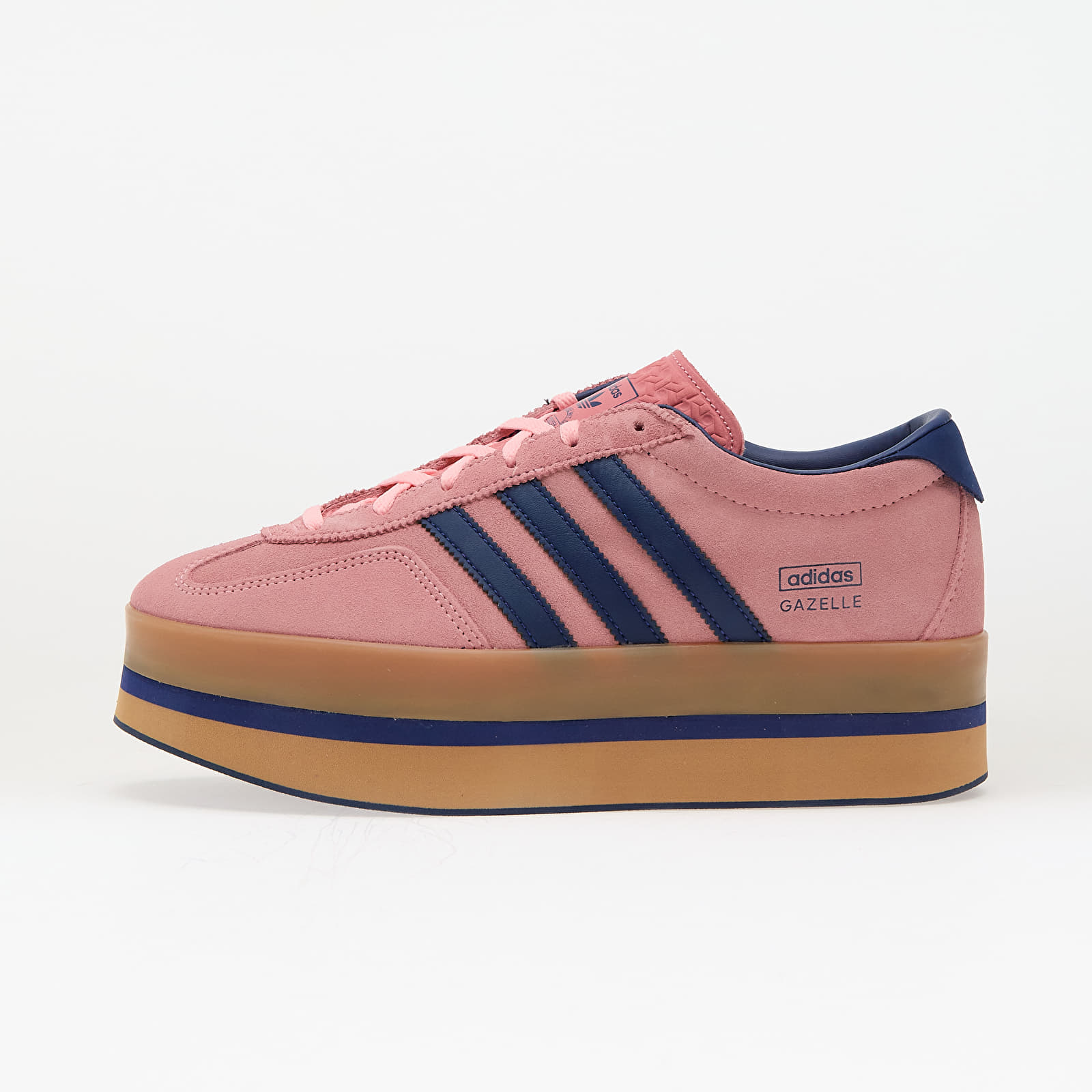 Dámské tenisky a boty adidas Gazelle Stack W Glow Pink/ Victory Blue/ Gum