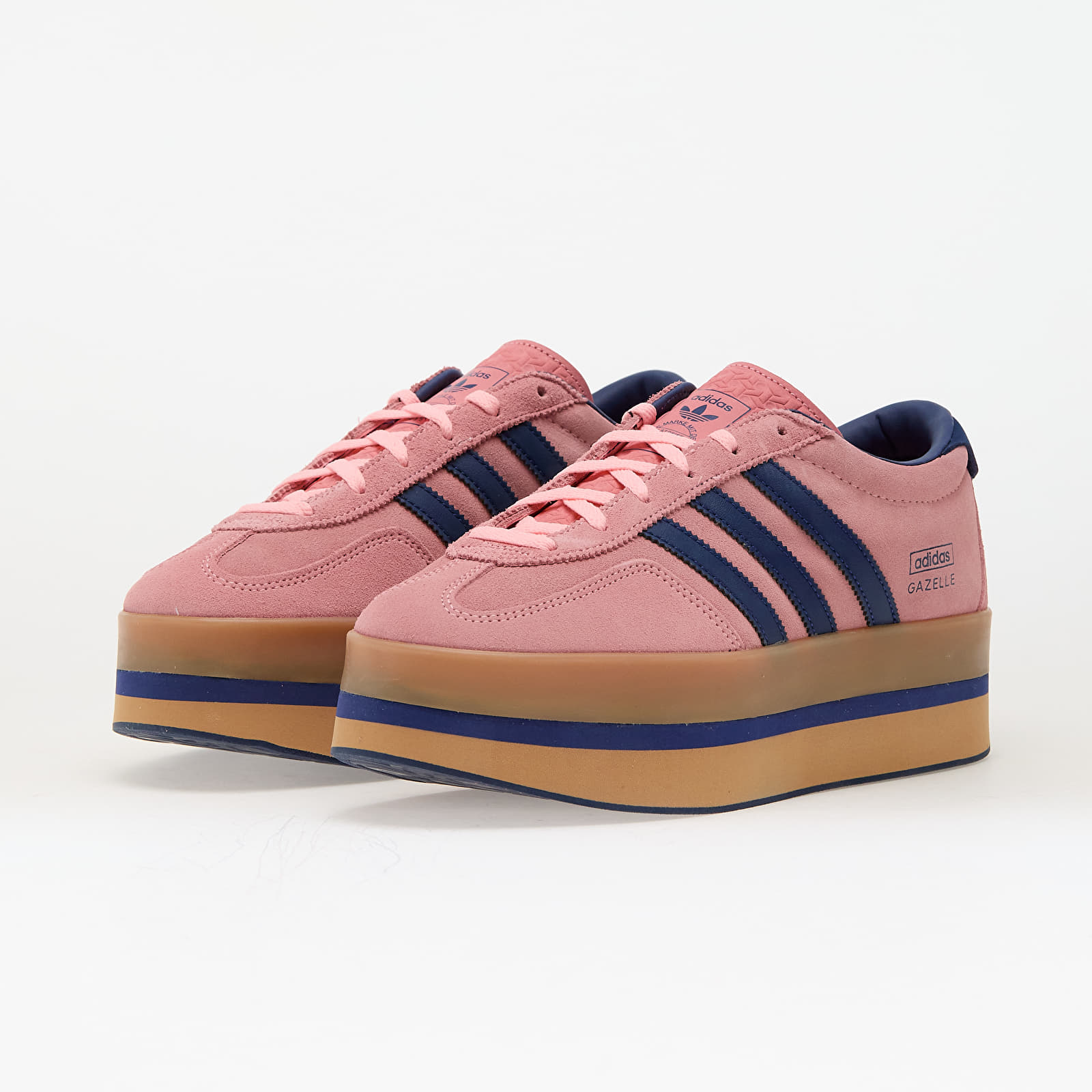 Dámské tenisky a boty adidas Gazelle Stack W Glow Pink/ Victory Blue/ Gum