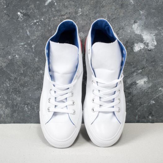 Men s shoes Converse Chuck Taylor All Star Hi White Red Blue Footshop