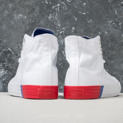 Red white blue converse sales