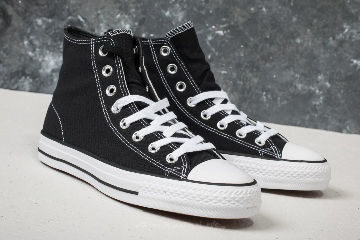 Men s shoes Converse Chuck Taylor All Star Pro Hi Black Black White Footshop