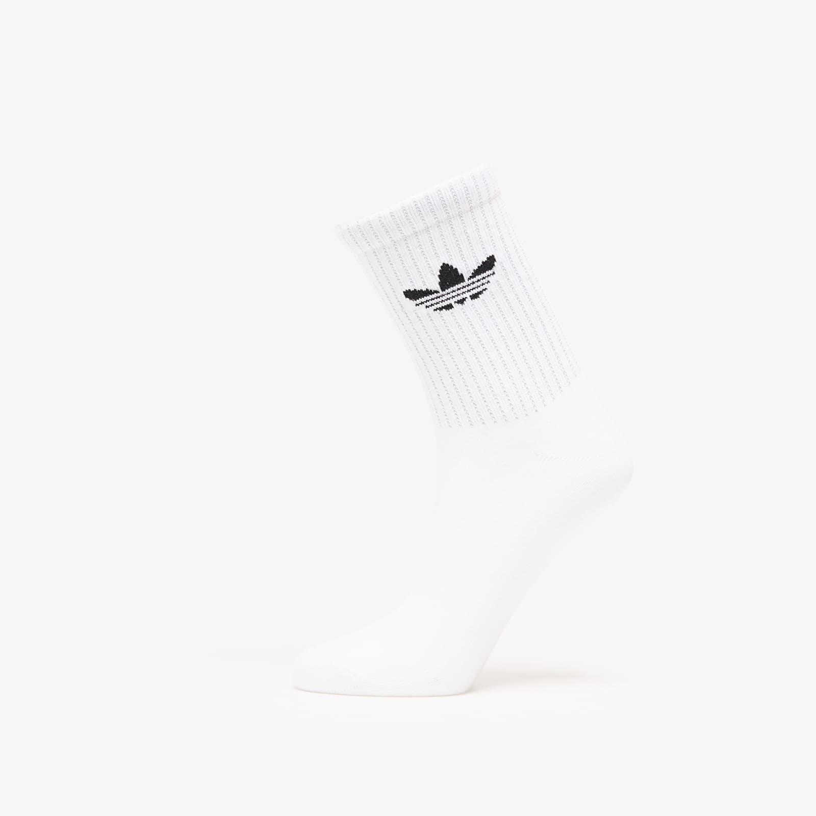 Férfi kapucnis pulcsik & pulóverek adidas Reflective Crew Socks 2-Pack White/ Reflective Silver