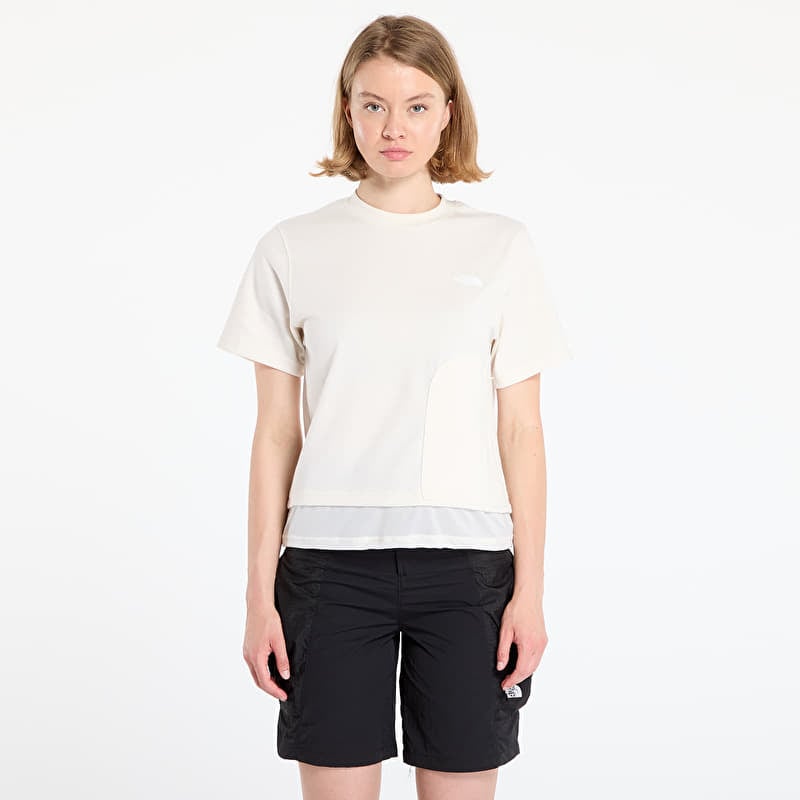 T-shirt The North Face Fabric Mix Ss Tee - Ap White Dune