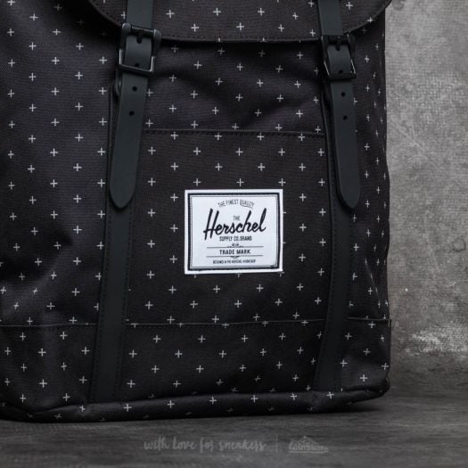 Backpacks Herschel Supply Retreat Backpack Black Gridlock