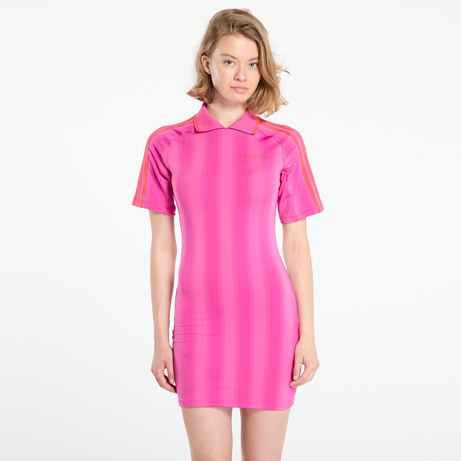 Vestidos de mujer adidas Footie Dress Semi Lucid Fuchsia