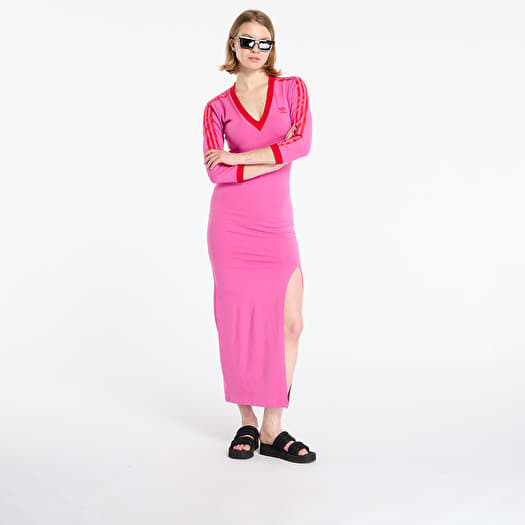 fitted lace wedding dress ADIDAS Originals Women's Adicolor Classics 3-Stripes Maxi Slim FIT Dress,  Black, XS at Amazon Women's Clothing store
