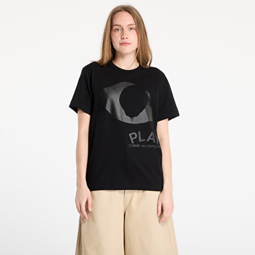 Tričko Comme des Garçons PLAY Eye Knit Tee UNISEX Black
