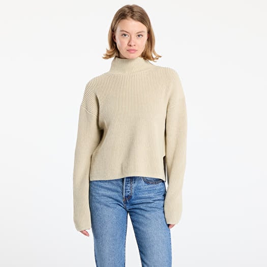 Pulóver Calvin Klein Jeans Chunky Loose High Neck Sweater Pelican