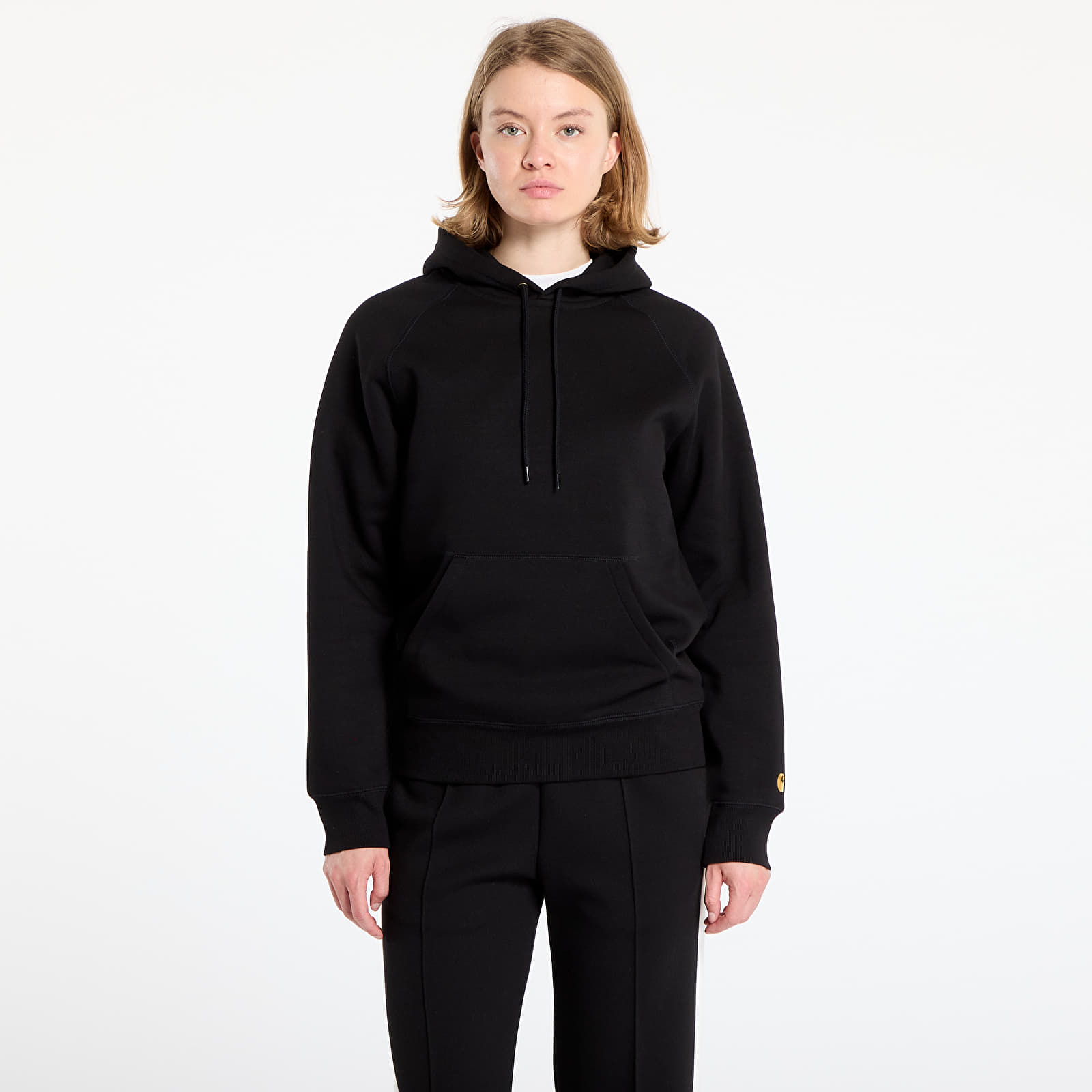 Hoodies and sweatshirts  Carhartt WIP Hooded Chase Sweat Black/ Gold