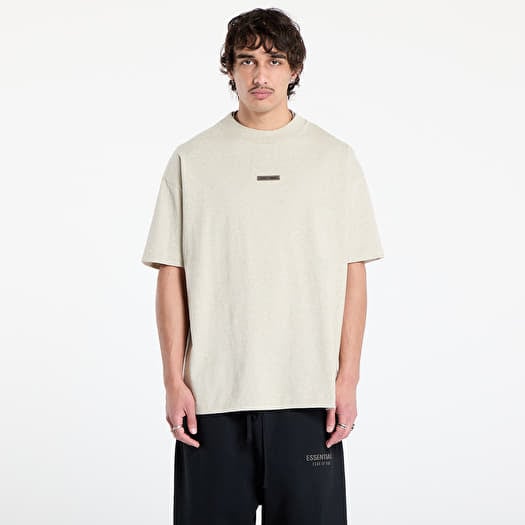 T-krekls Fear of God Essentials Classic Short Sleeve Tee Heather Stone