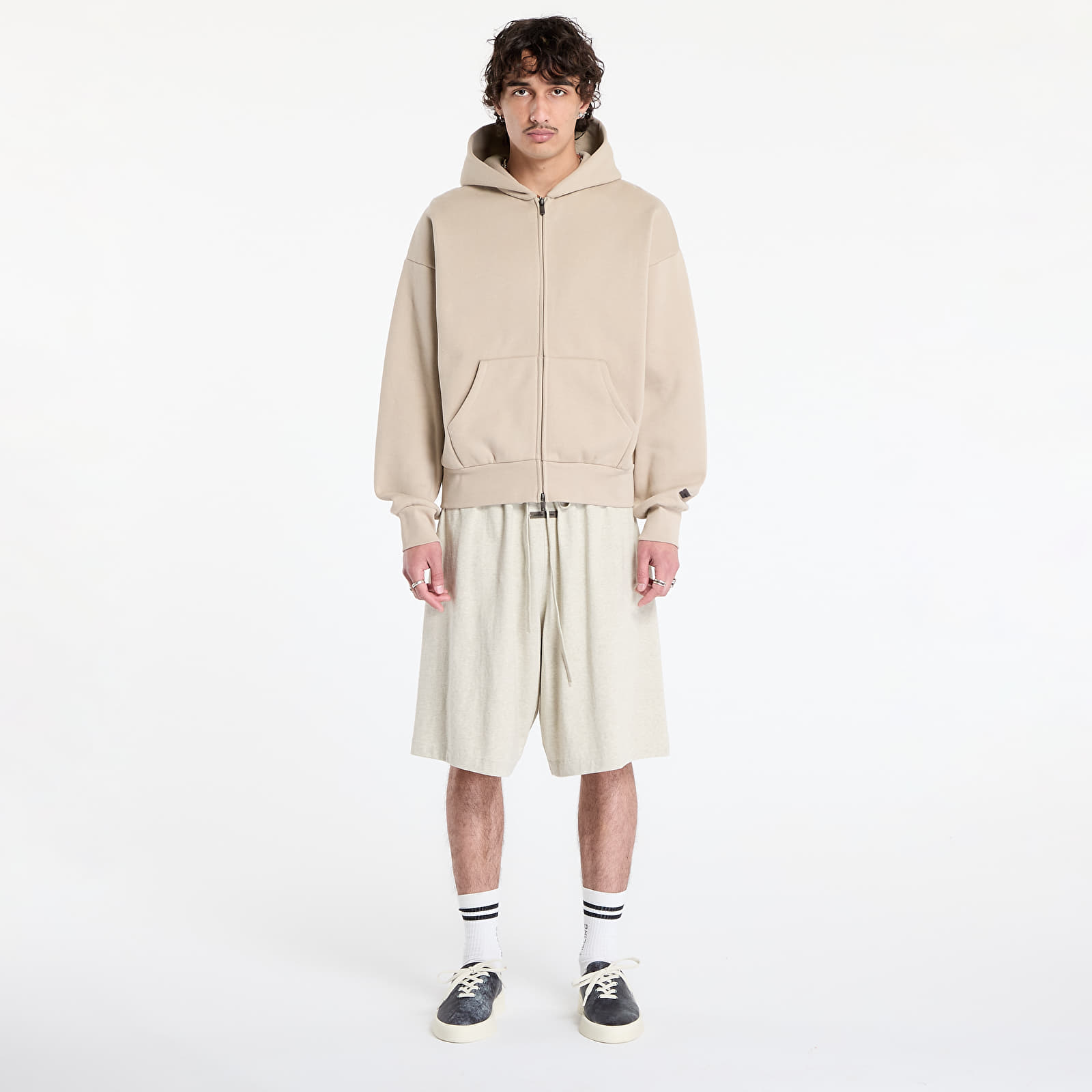 Šortky Fear of God Essentials Relaxed Short Heather Stone
