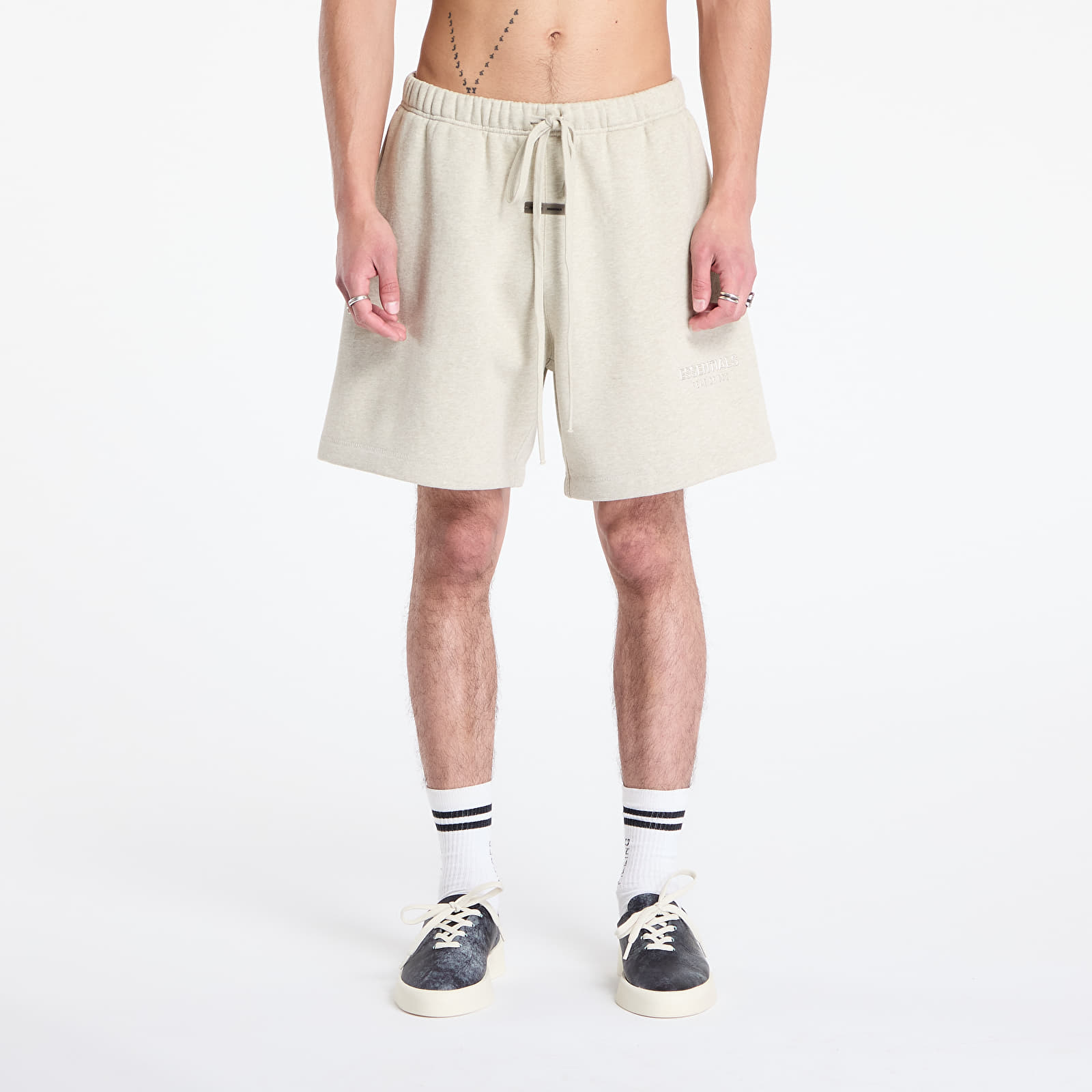 Šortky Fear of God Essentials Classic Sweatshort Heather Stone