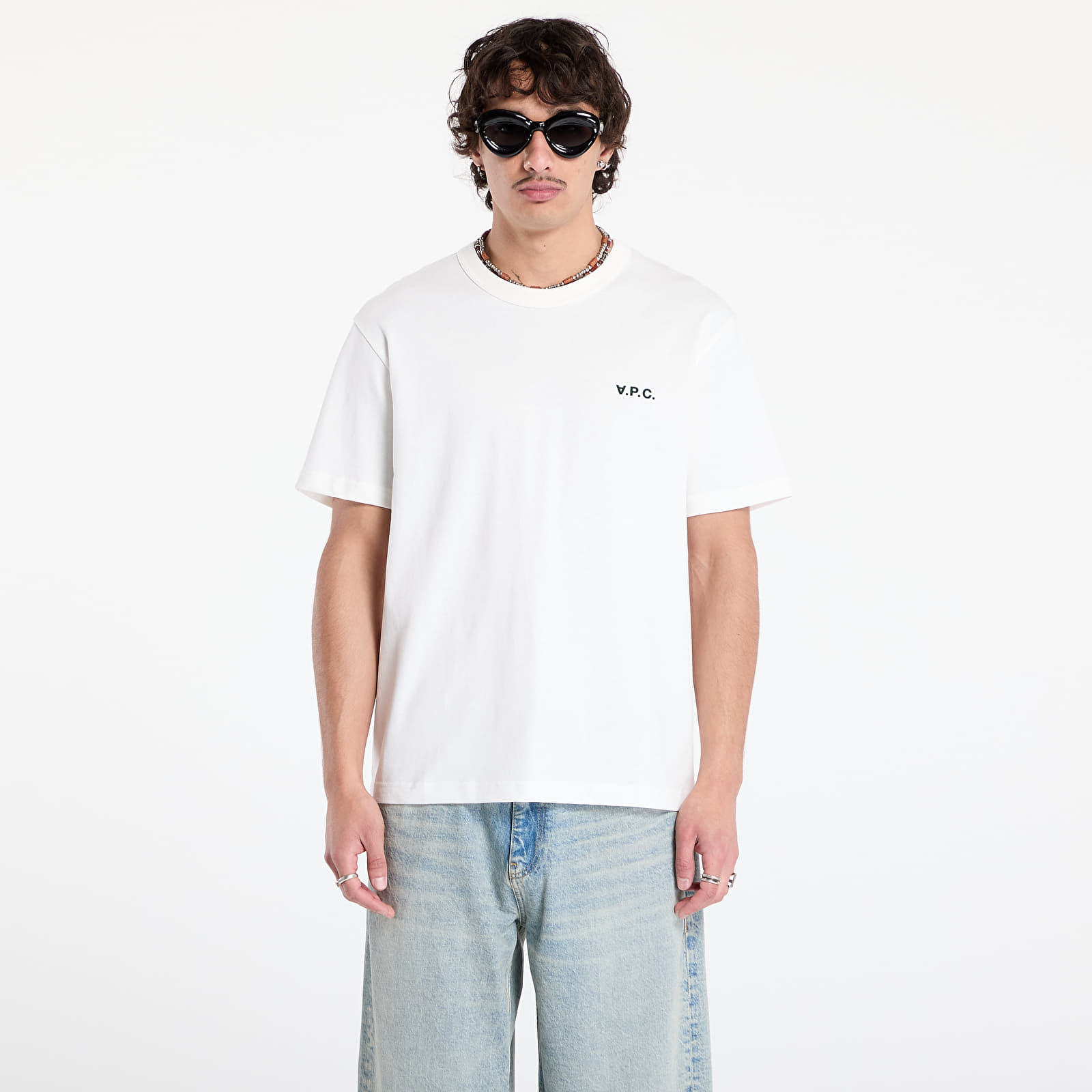 T-särgid A.P.C. Boxy Petit Vpc T-Shirt White/ Green