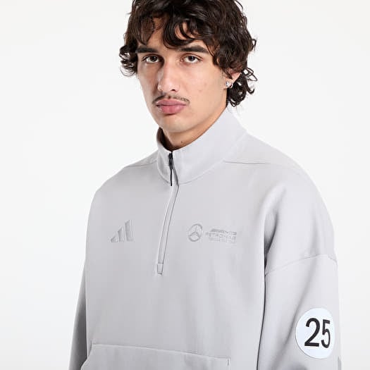 激安大特価！ Bluzy Footshop | Two Grey Zip Half Silver Mercedes x adidas 財布・ケース・小物入れ