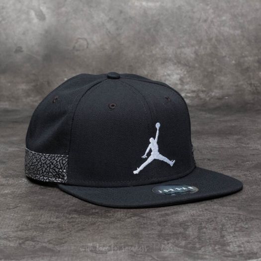 Caps Jordan Jumpman AJ3 Pro Cap Black White Footshop