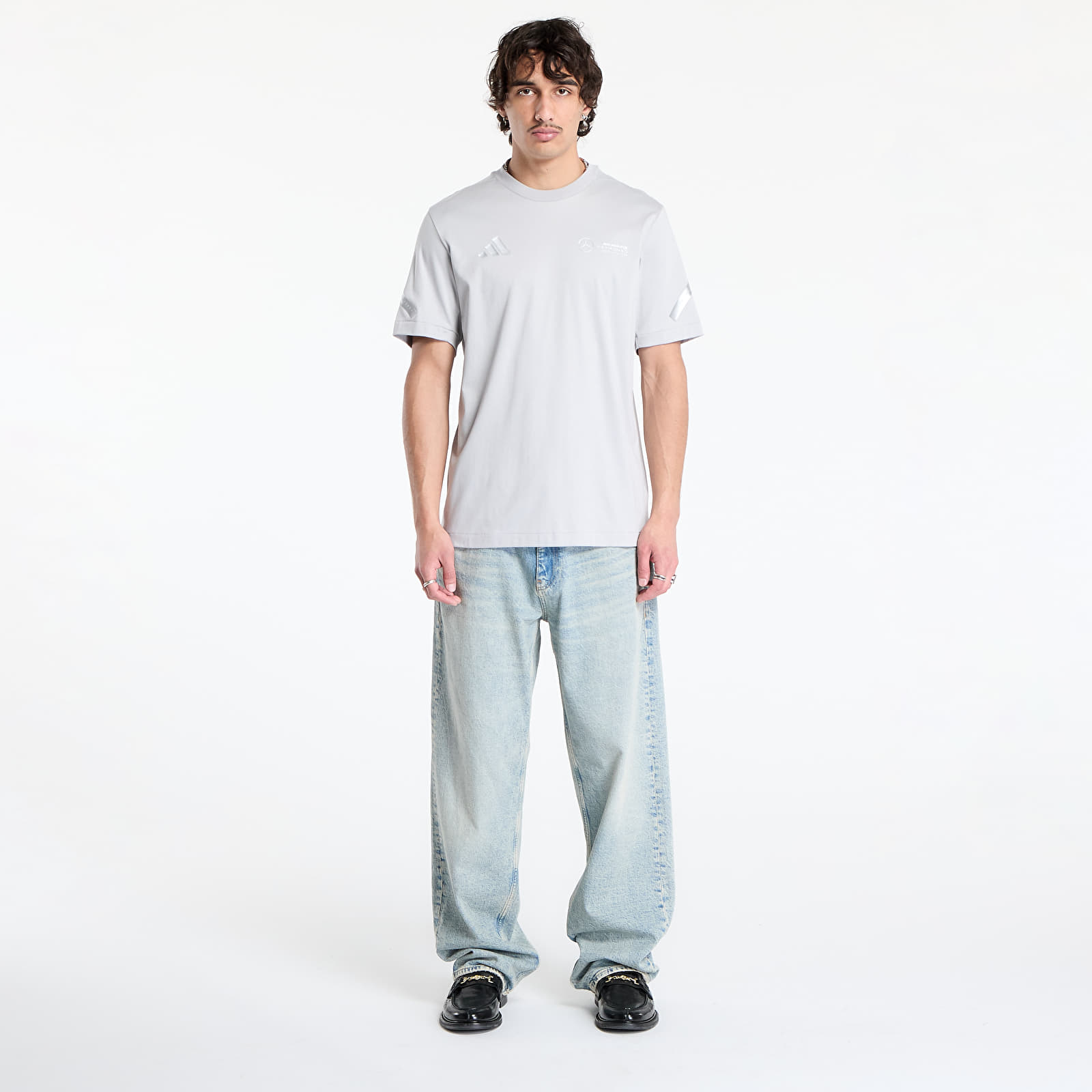 Trička adidas x Mercedes AMG Silver Tee Grey Two