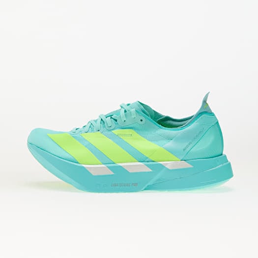 adidas Adizero Adios Pro 4 M Flace Aqua/ Lucid Lemond/ Minton