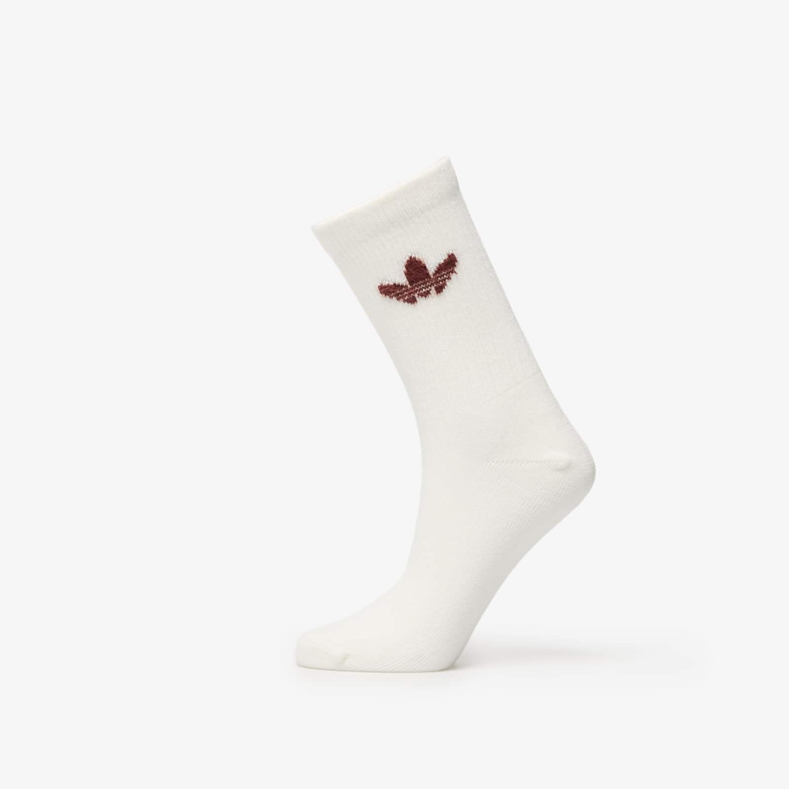 Ponožky adidas Fluffy Crew Sock 2-Pack Fox Brown/ Off White