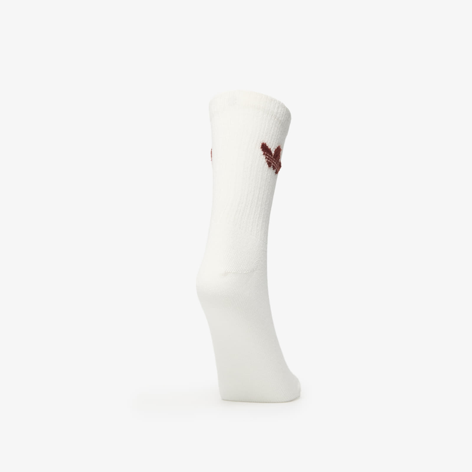 Ponožky adidas Fluffy Crew Sock 2-Pack Fox Brown/ Off White