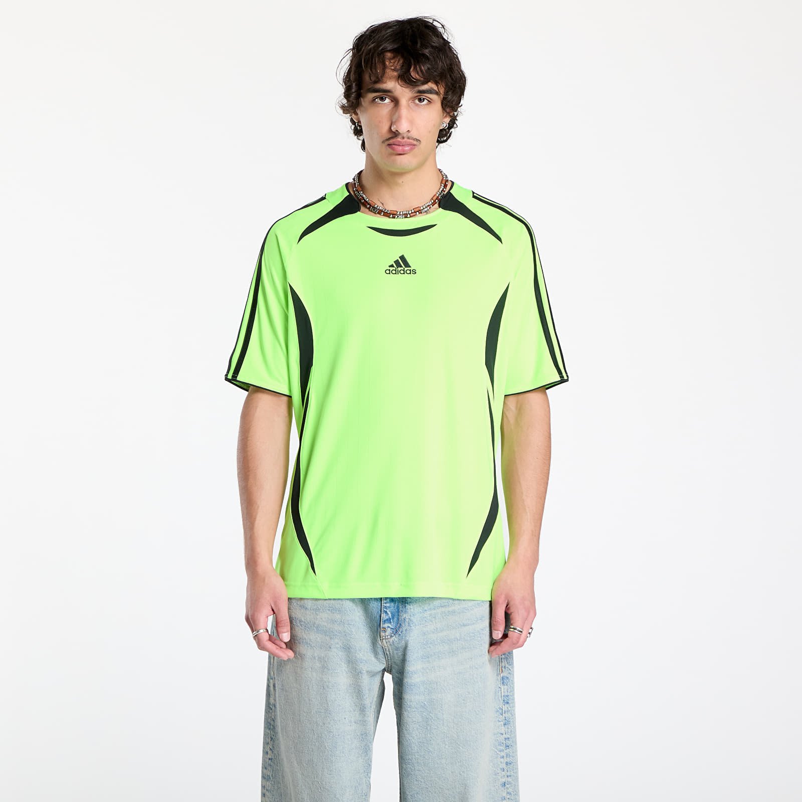 T-särgid adidas Teamgeist Adicolor T-Shirt Signal Green/ Black