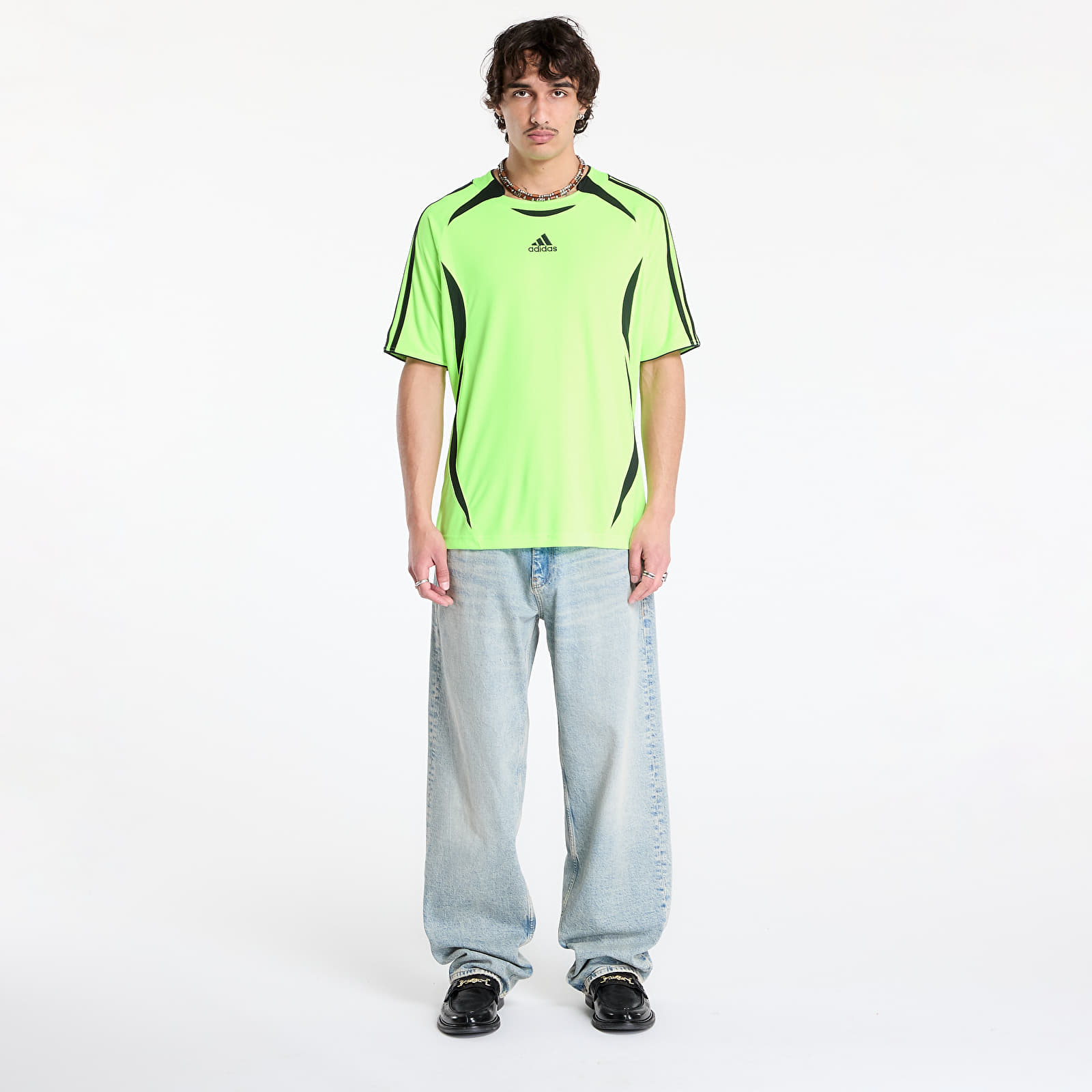 T-särgid adidas Teamgeist Adicolor T-Shirt Signal Green/ Black