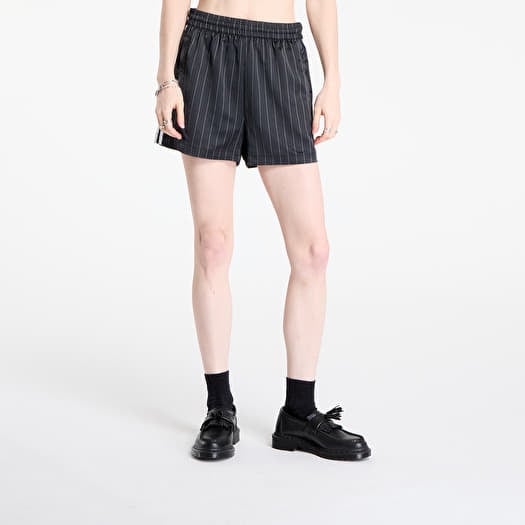 Shorts adidas Originals Pin-stripe Satin Shorts Black