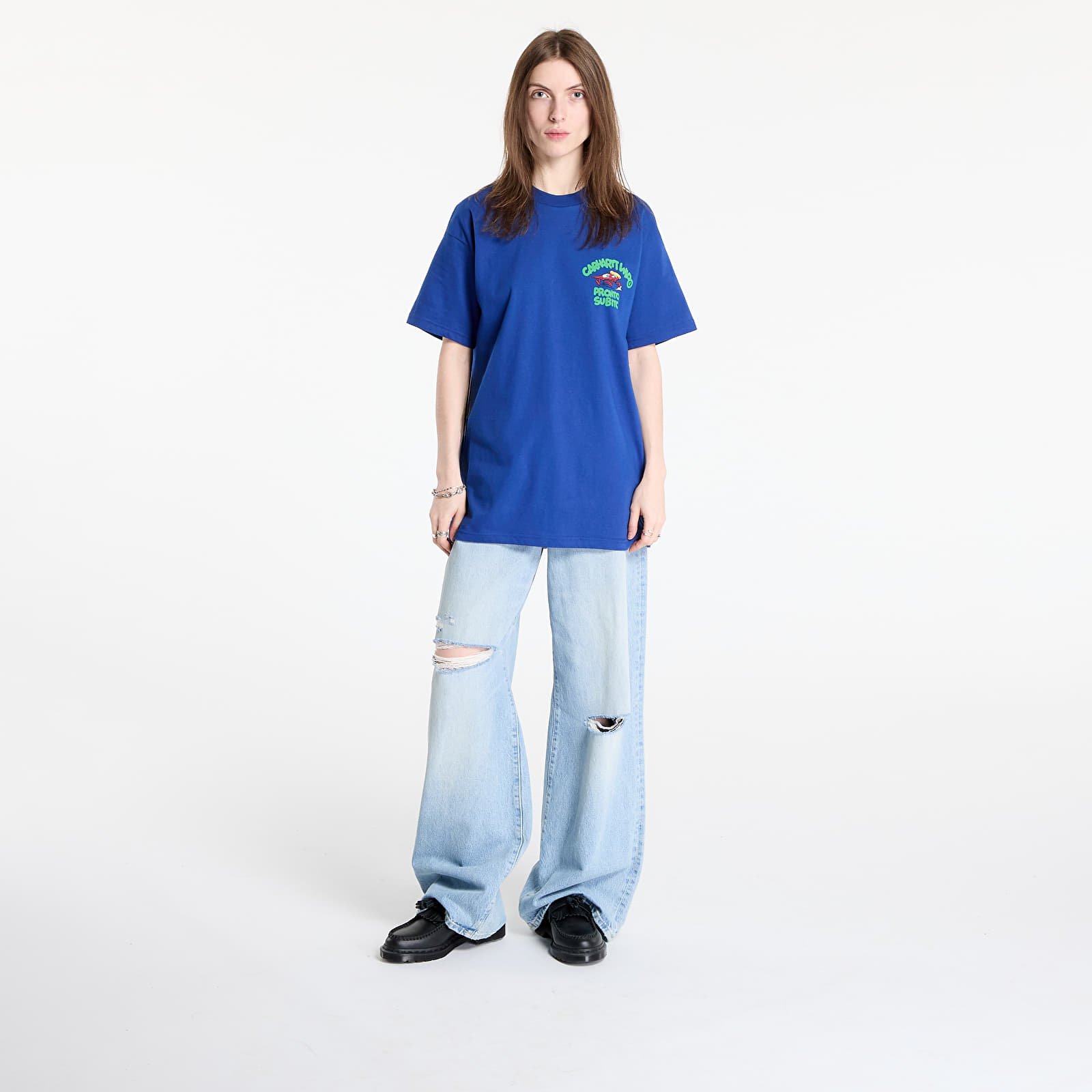 Trička Carhartt WIP S/S Pronto T-Shirt UNISEX Wolfsbane