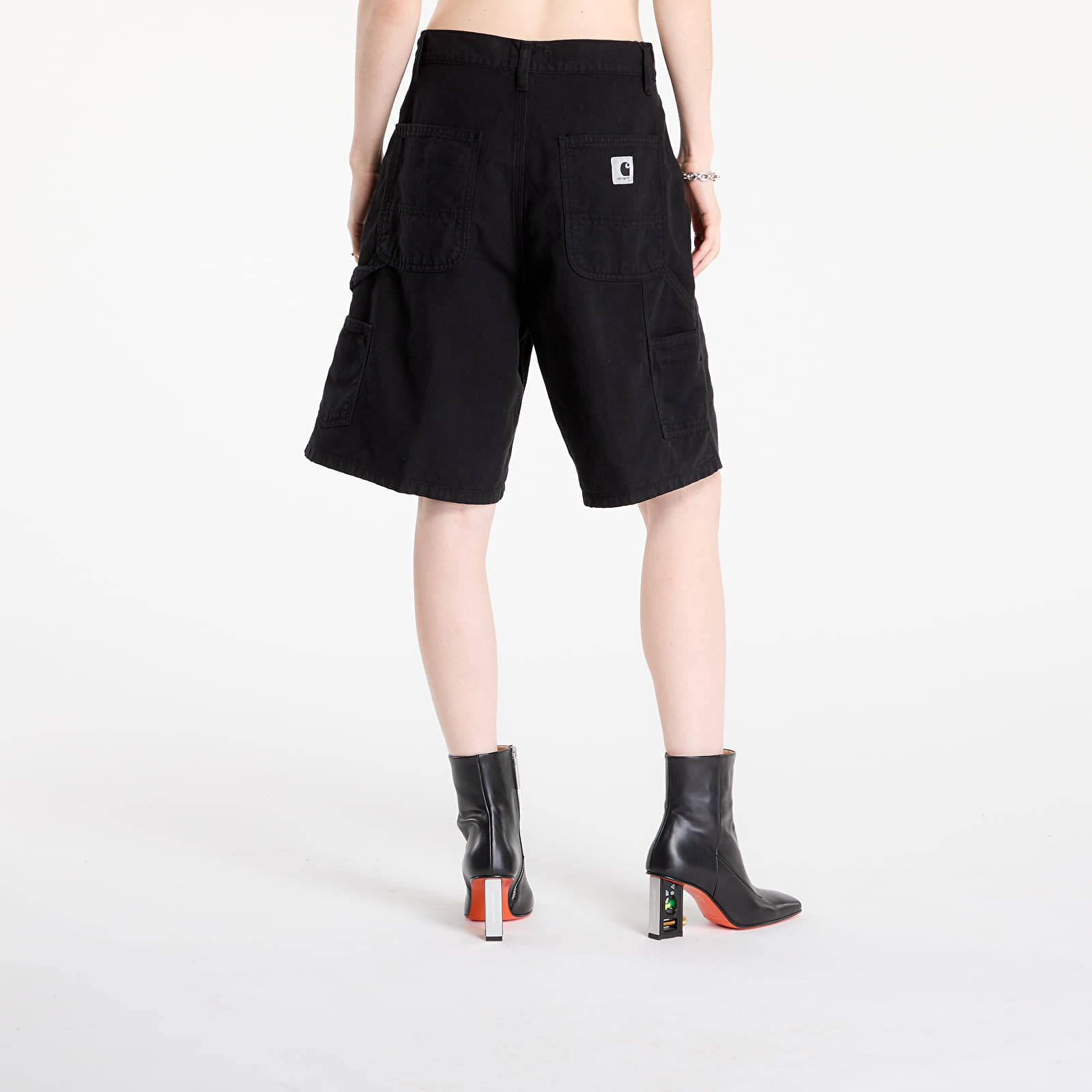 Naiste lühikesed püksid Carhartt WIP W' Branford Double Knee Short Black Garment Dyed