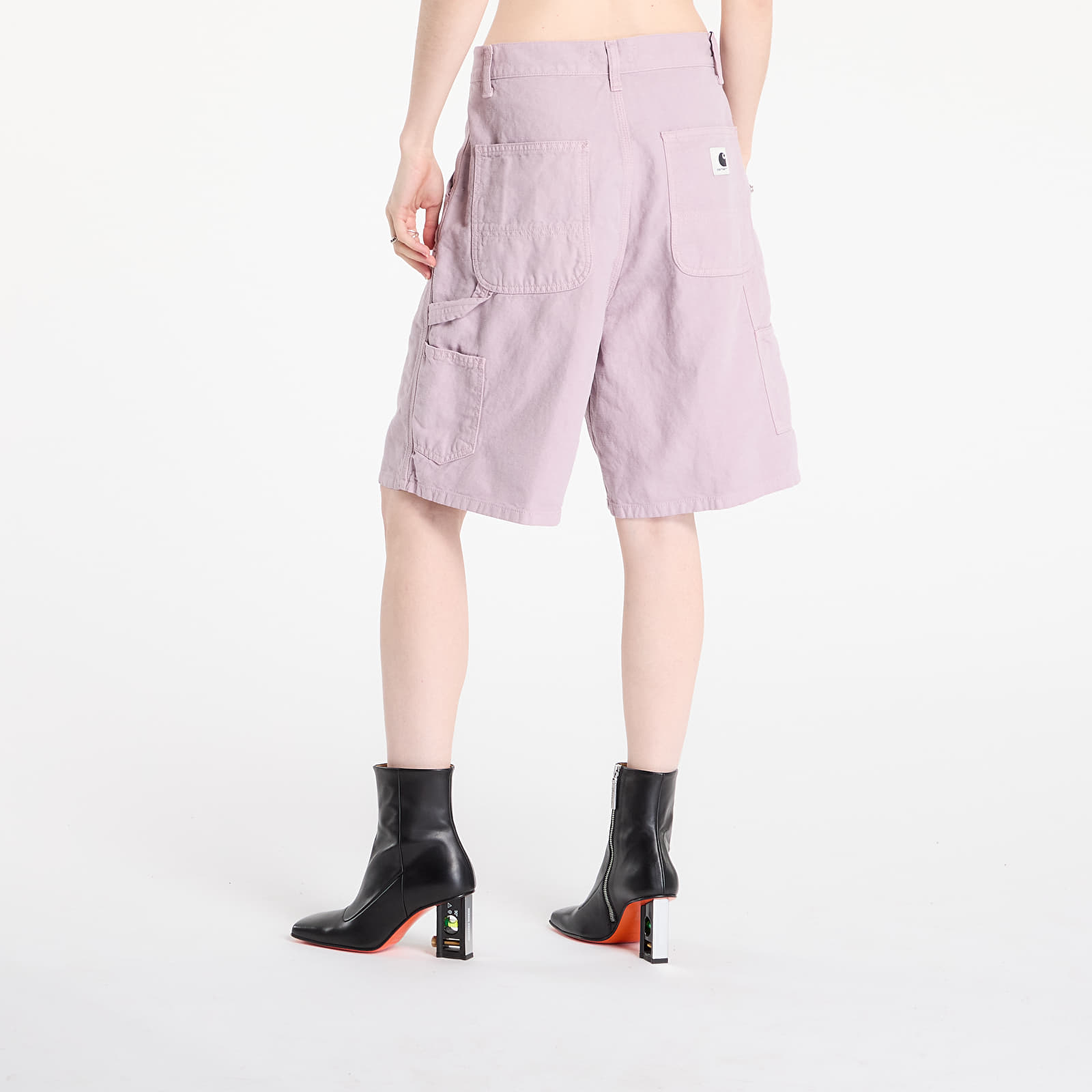Shorts - Frauen Carhartt WIP W' Branford Double Knee Short Pink Fog Garment Dyed