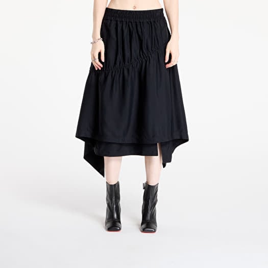 Y-3 Rayon Twill Skirt Black