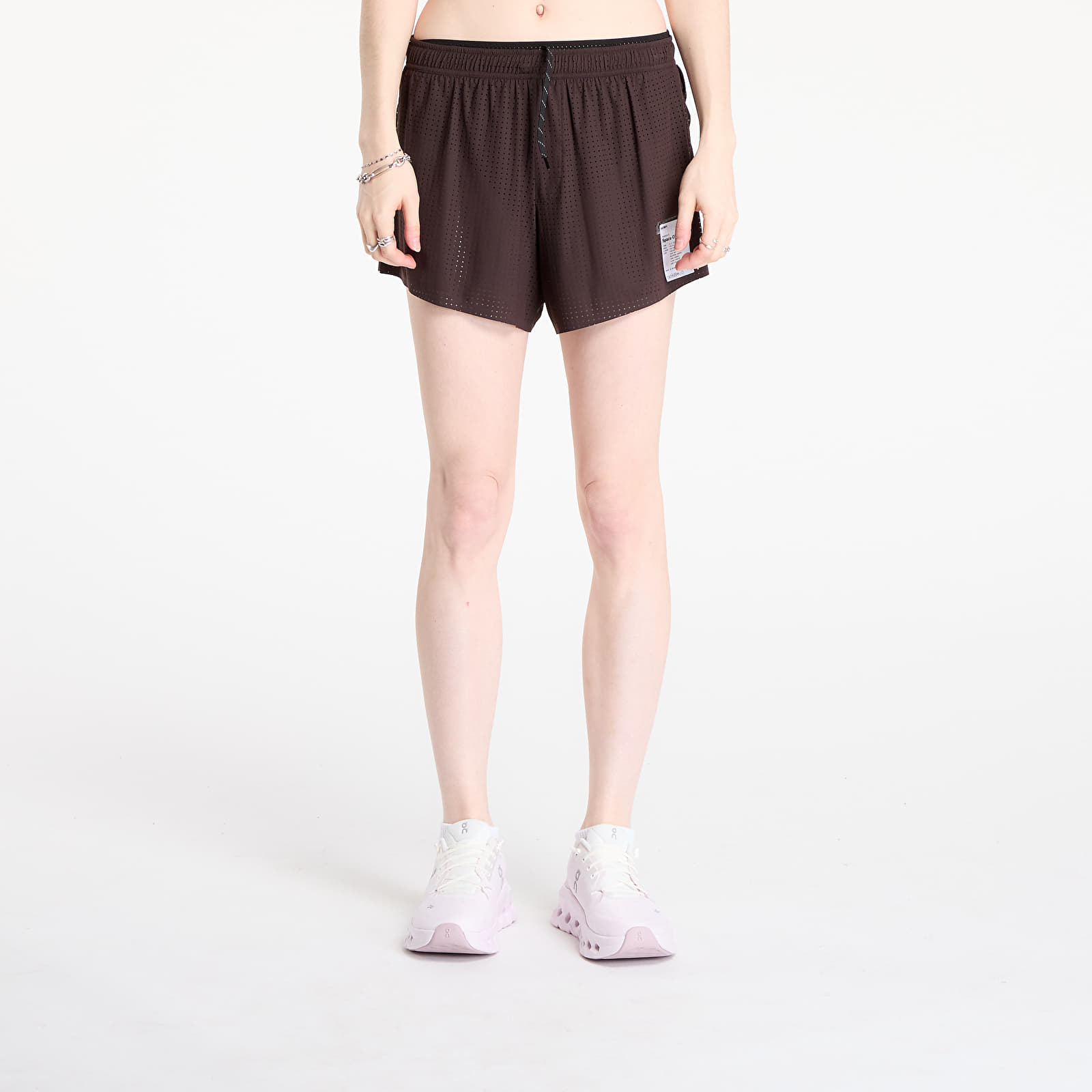 Kurzhosen Satisfy Space-O 2.5 Distance Shorts UNISEX Deep Mahogany