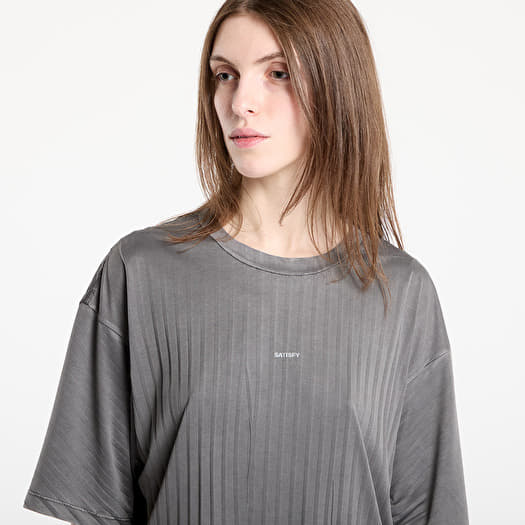 T-shirts Satisfy AuraLite Pleated T-Shirt UNISEX Mineral Graphite