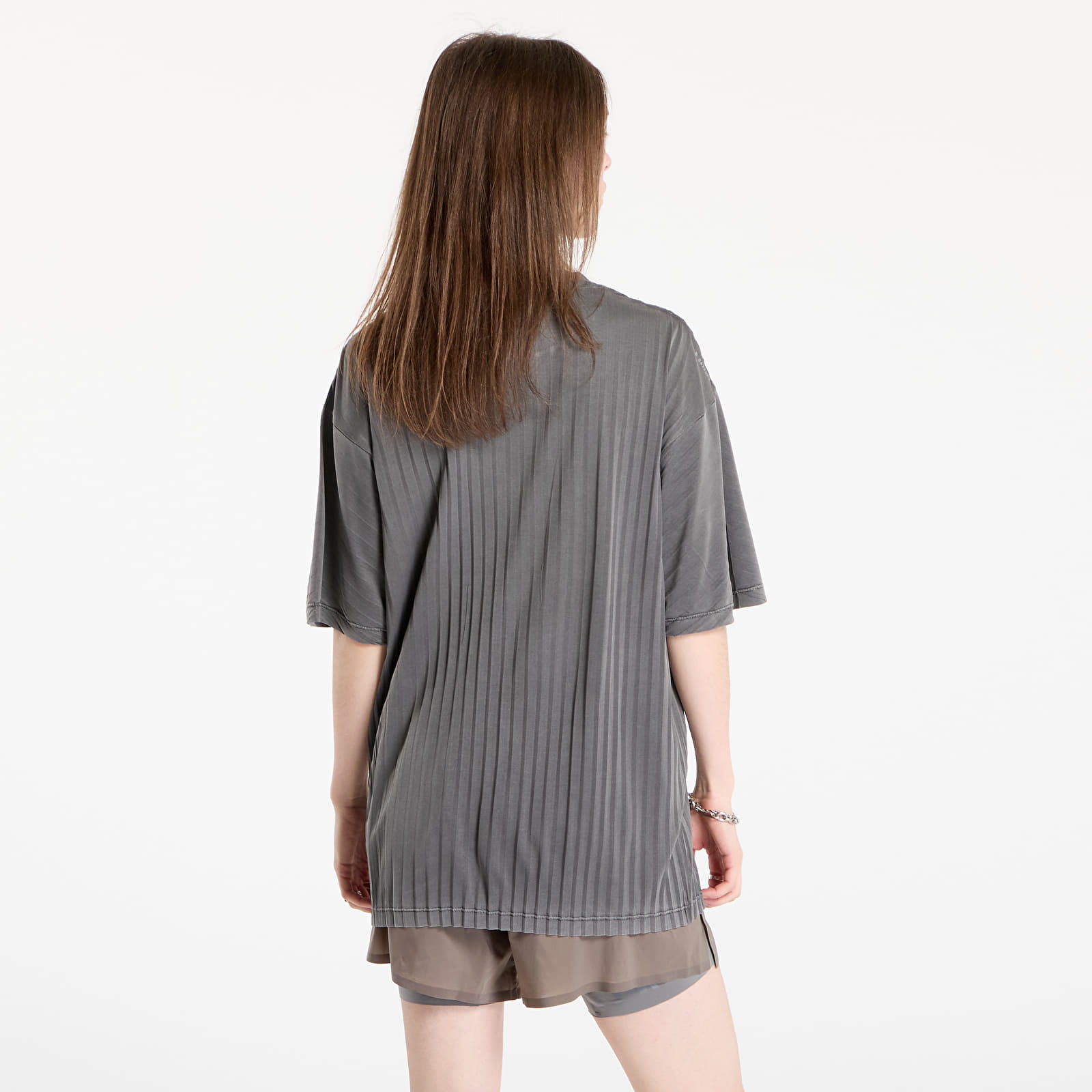 T-shirts Satisfy AuraLite Pleated T-Shirt UNISEX Mineral Graphite