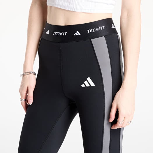 Leggings adidas Techfit Colorblock 7/8 Leggings Black/ Grey Four