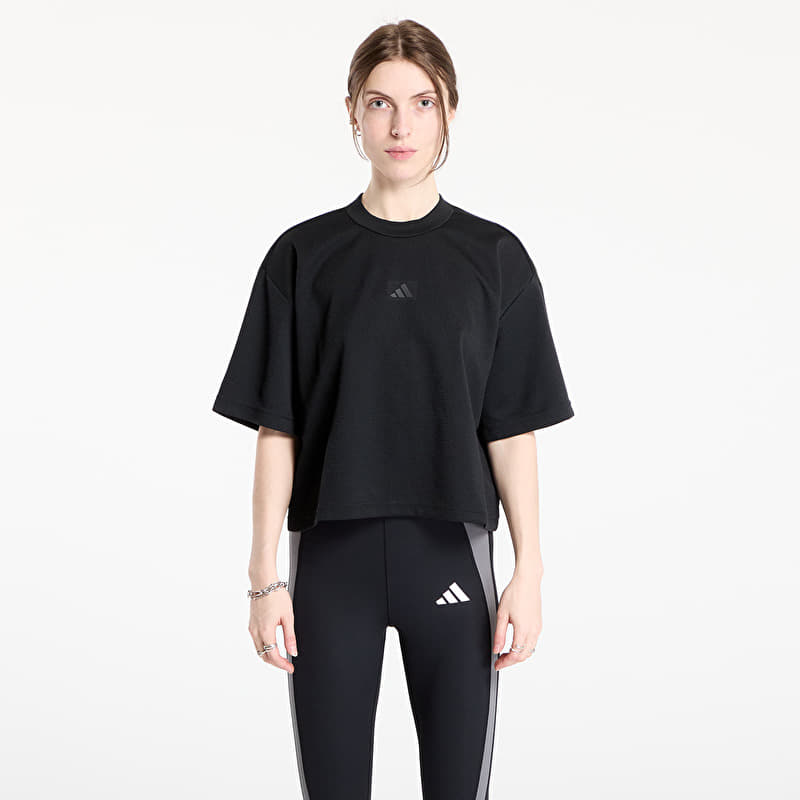 Tričko adidas Yoga Motion Waffle T-Shirt Black