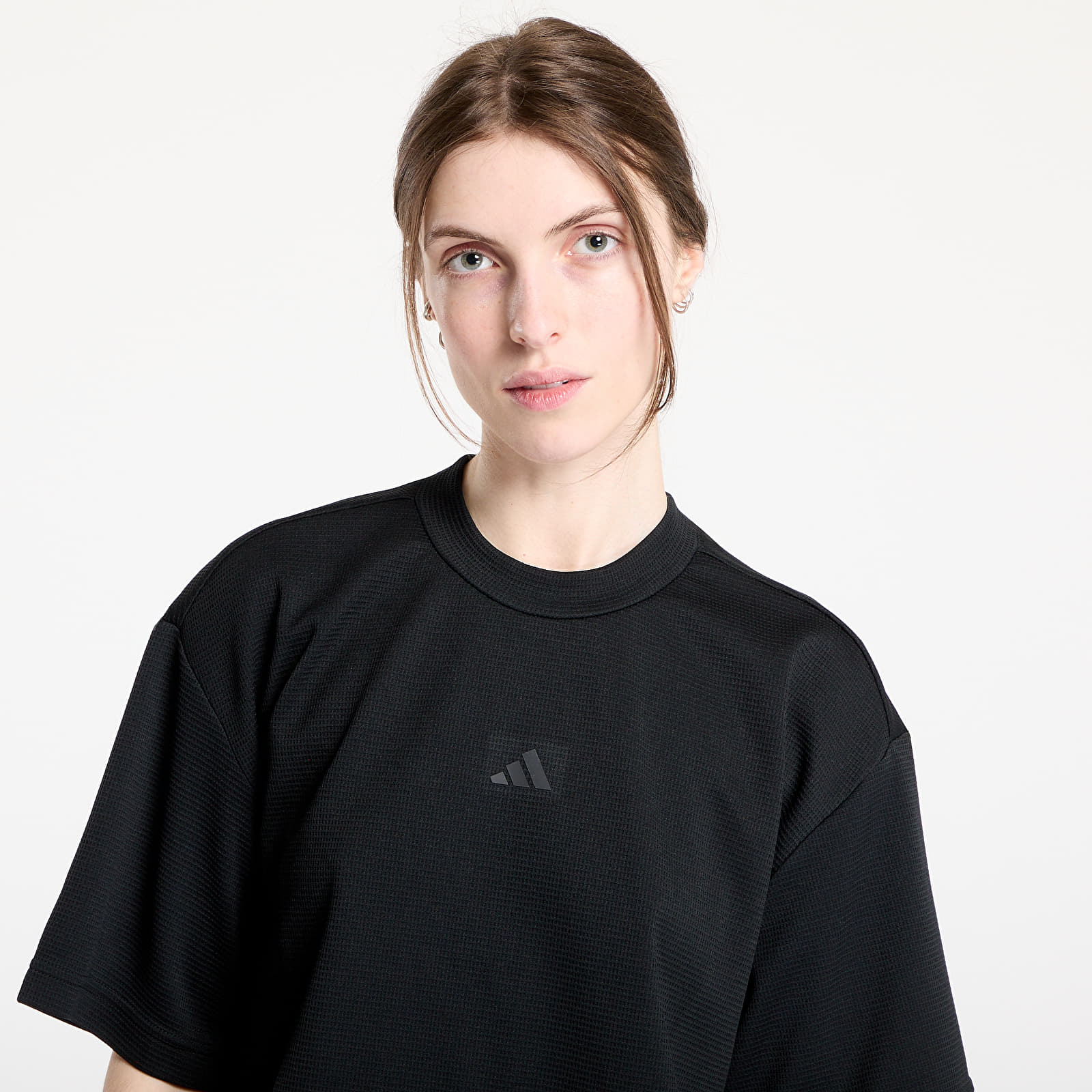 T-särgid adidas Yoga Motion Waffle T-Shirt Black