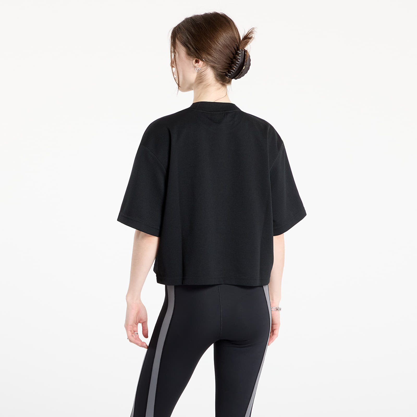 T-särgid adidas Yoga Motion Waffle T-Shirt Black