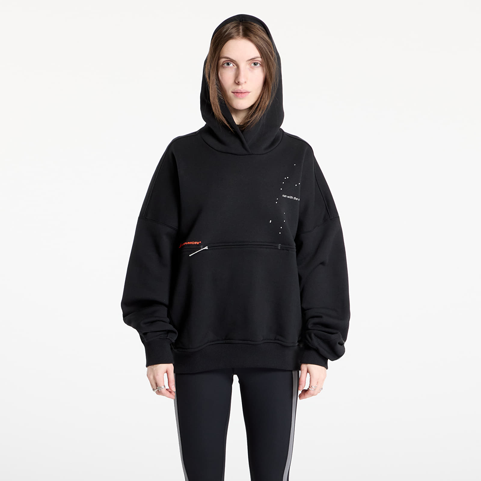 Kapuutsikud ja kampsunid adidas Adi365 H.Koumori Running Hoodie UNISEX Black