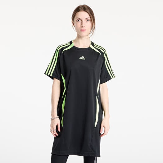 adidas Teamgeist Adicolor Tee Dress Black/ Signal Green
