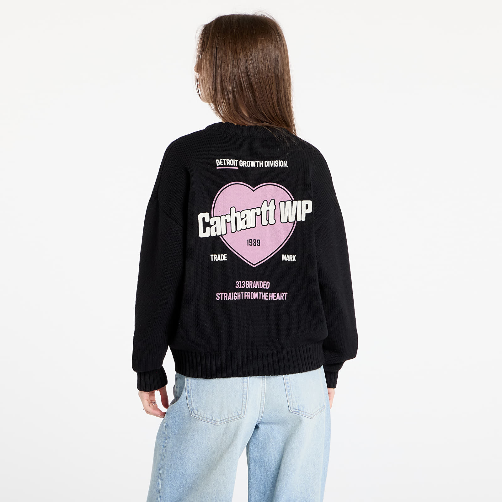 Swetry Carhartt WIP W' Growth Sweater Black