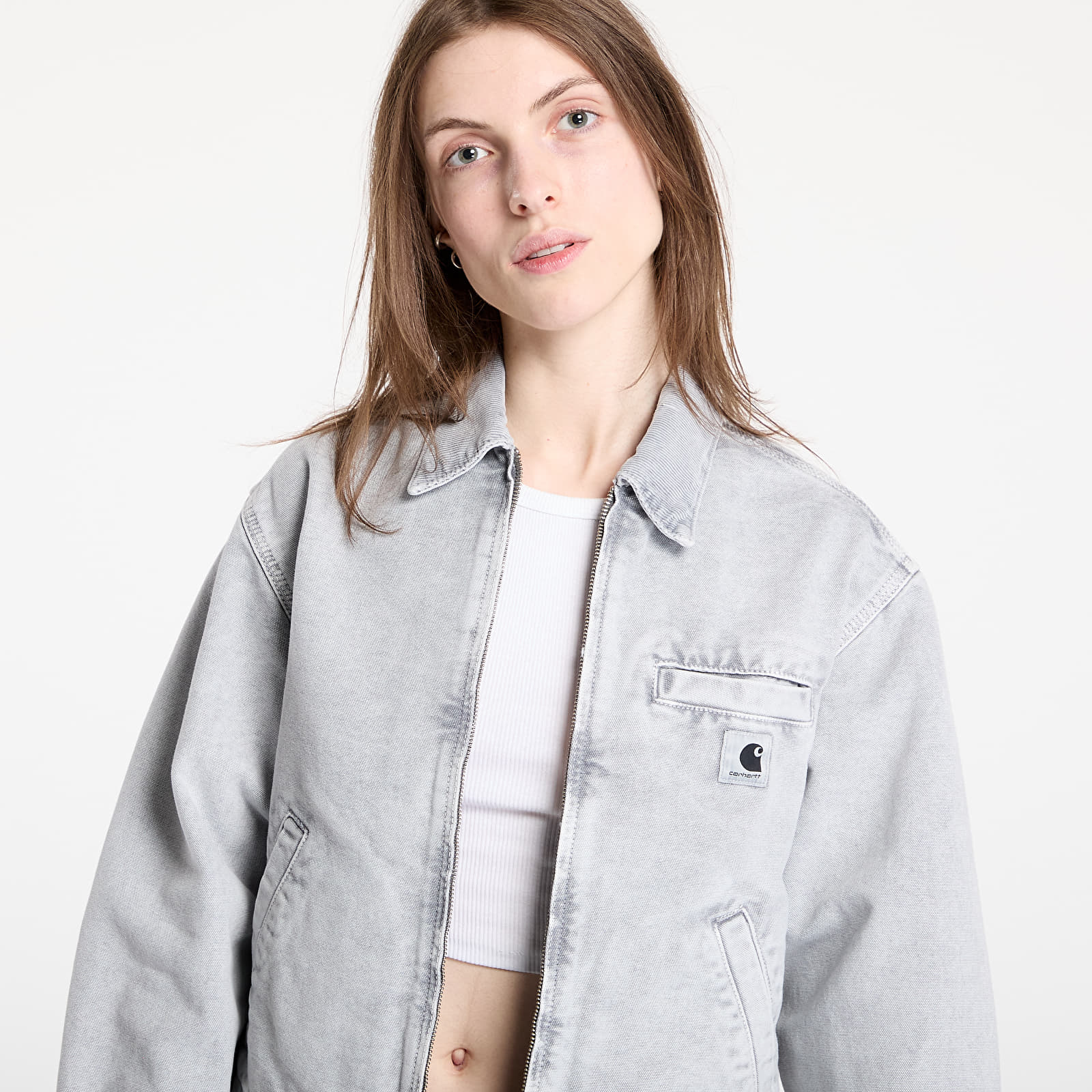 Women's jackets Carhartt WIP W' Emery Jacket Black/ Black Chalk Wash
