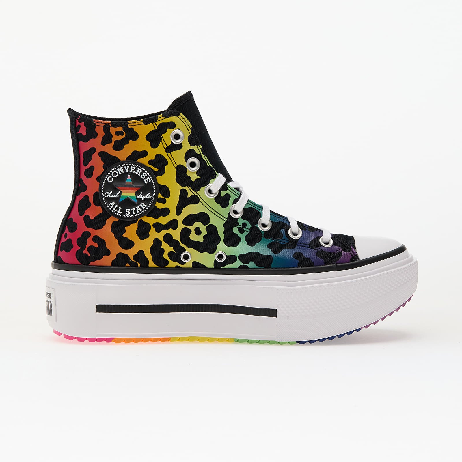 Zapatillas Hombre Converse Chuck Taylor All Star Lift Double Stack Chaos Fuchsia/ Orange Rind