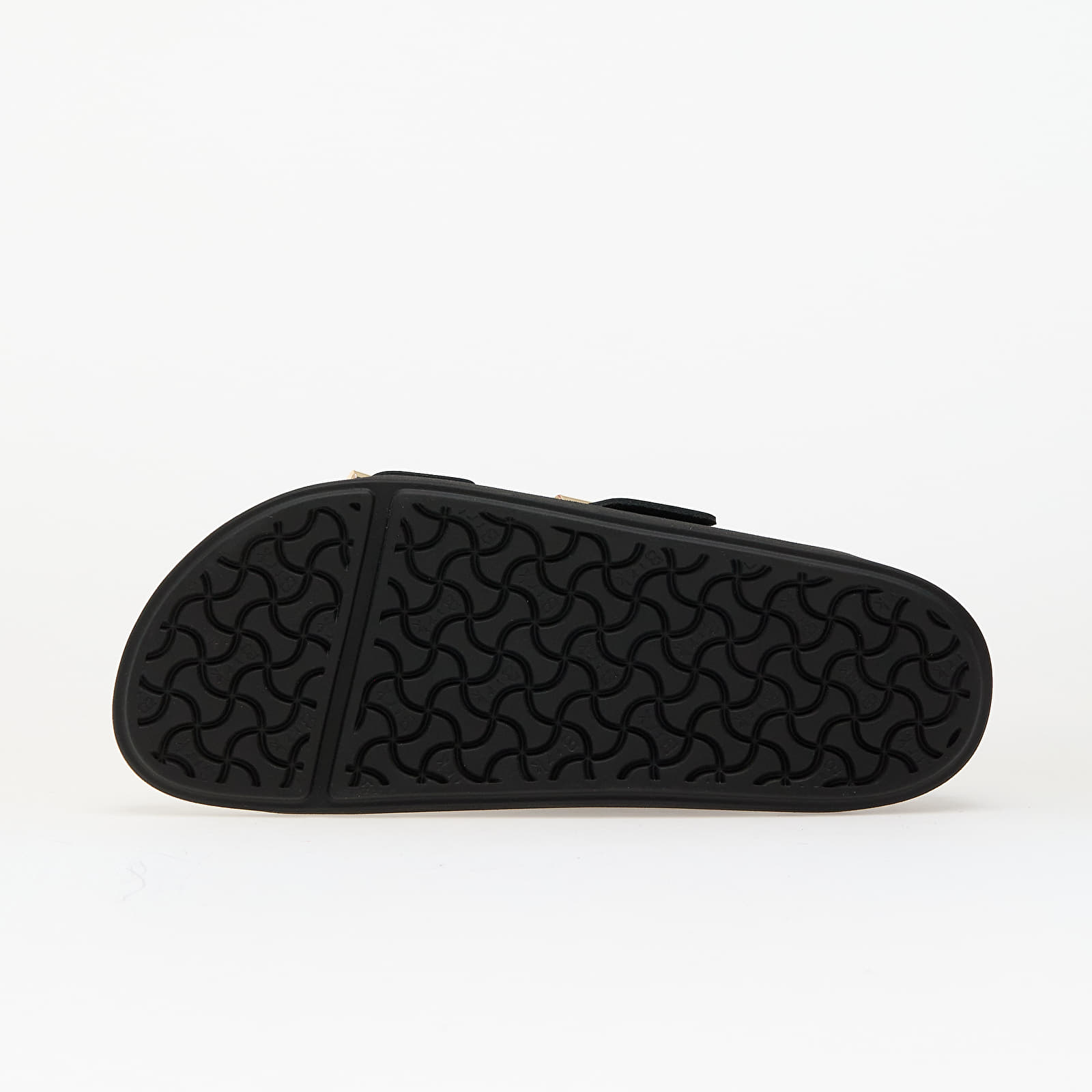 Skor för kvinnor Birkenstock Arizona Droplet Buckle Natural Leather Patent High-Shine Black