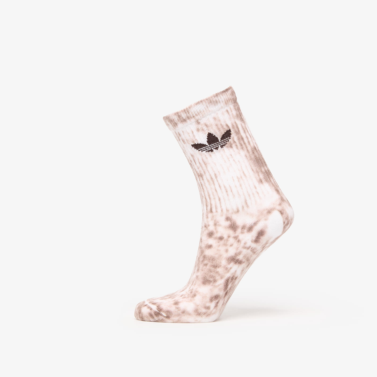 Sokid adidas Tie Dye Crew Socks 3-Pack Trace Brown/ Dark Brown
