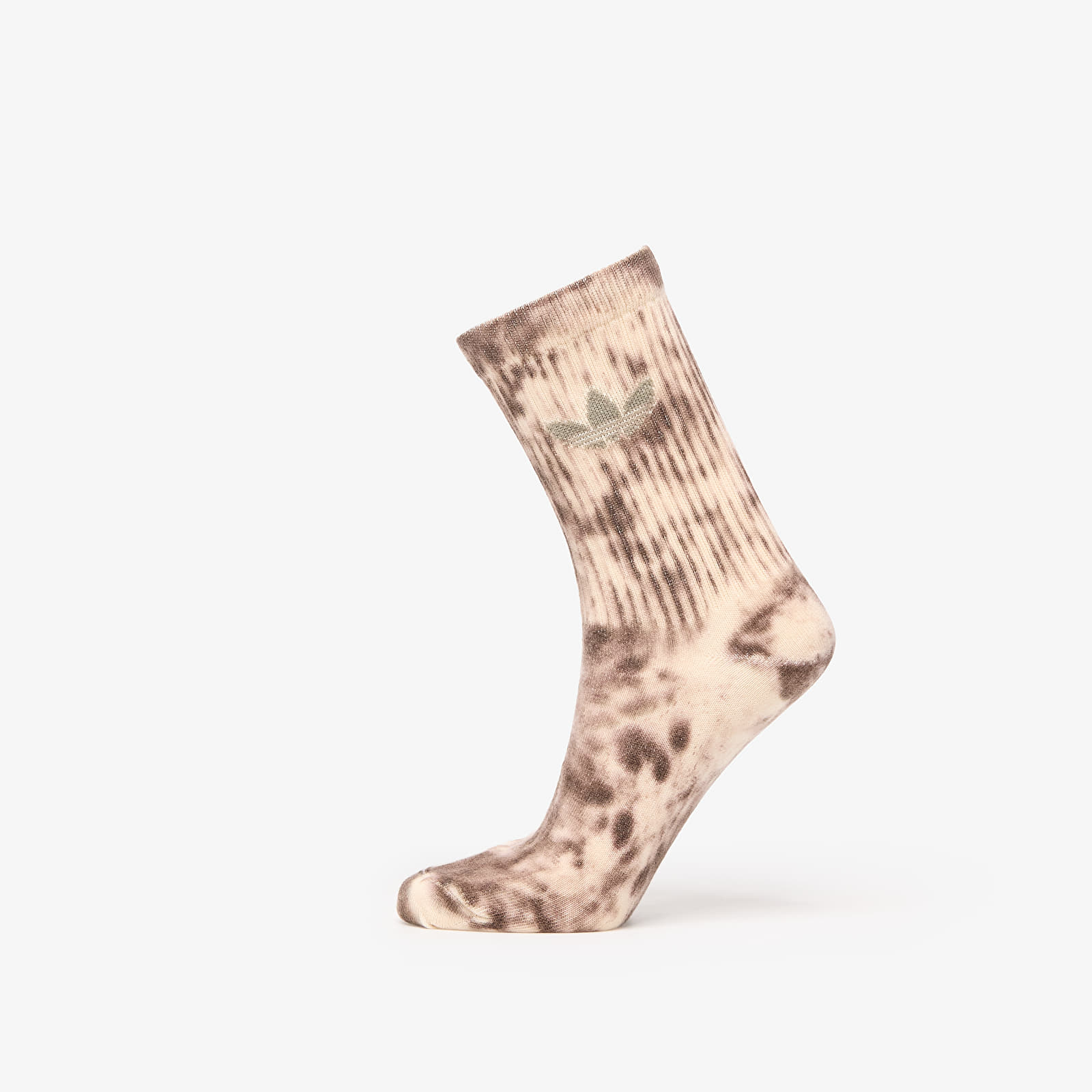 Sokid adidas Tie Dye Crew Socks 3-Pack Trace Brown/ Dark Brown