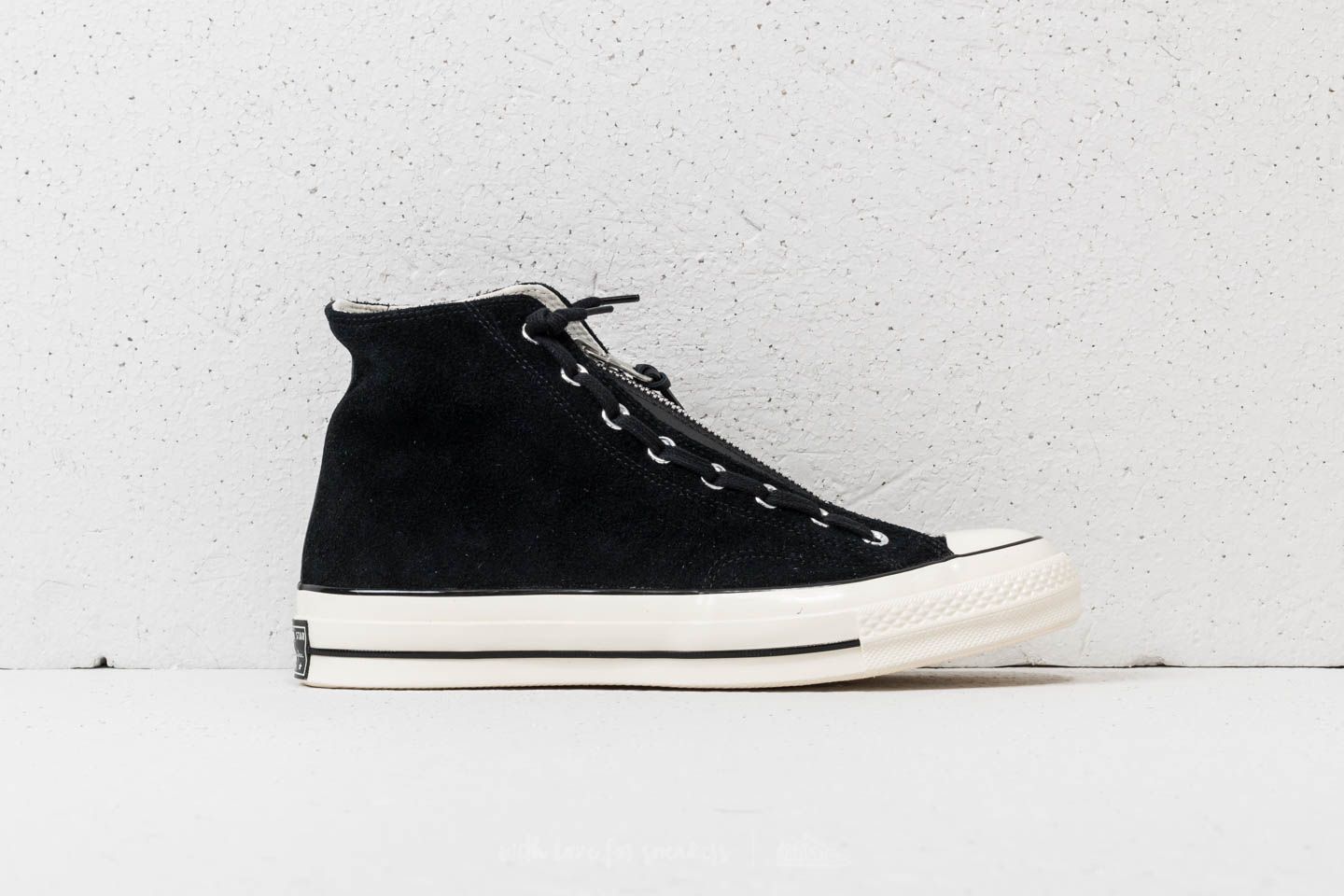Chaussures et baskets homme Converse Chuck Taylor All Star 70 Zip Hi Black/ Black/ Egret